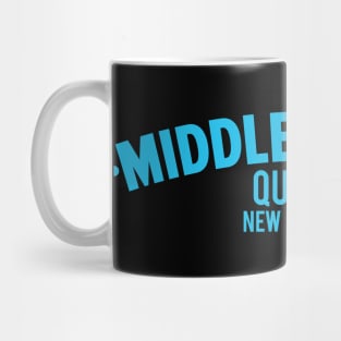 Middle Village Queens Logo - A Minimalist Tribute to Suburban Serenity Mug